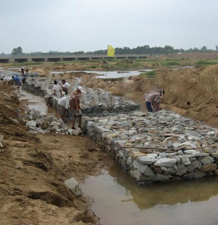 河道石笼网使用案例